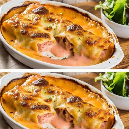 La pasta preferita d’inverno: come preparare i cannelloni al prosciutto e formaggio con salsa rosa