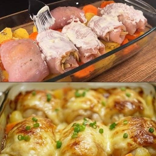 Preparo questi involtini di pollo sempre! Semplici, deliziosi e incredibilmente succosi
