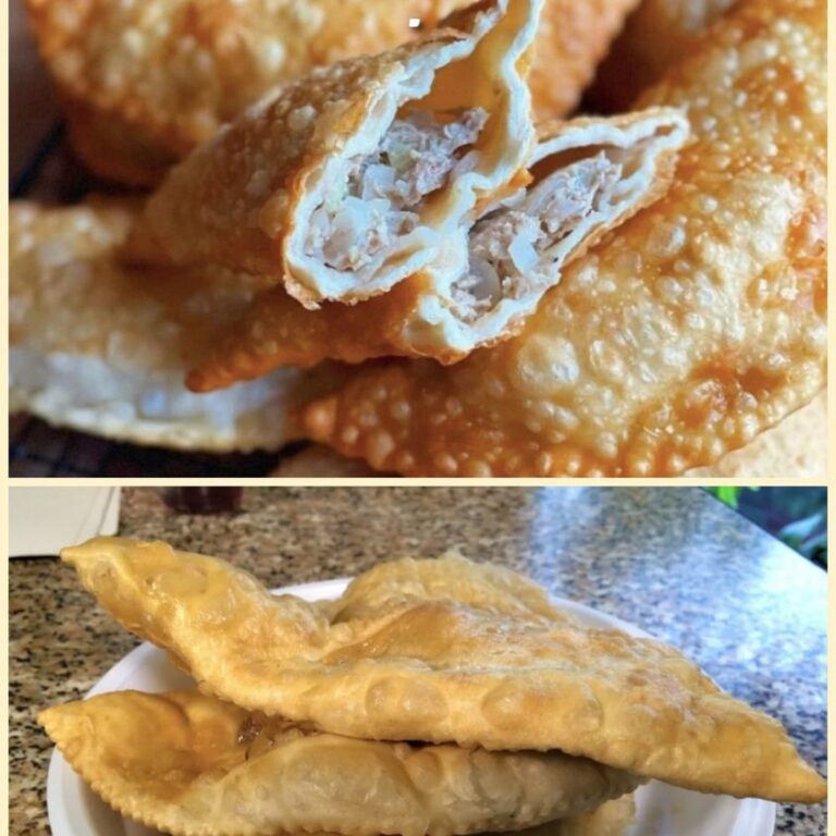 Farina e acqua! Non potrai strapparlo per le orecchie, è così gustoso e molto semplice, i cheburek sono come in un cheburek