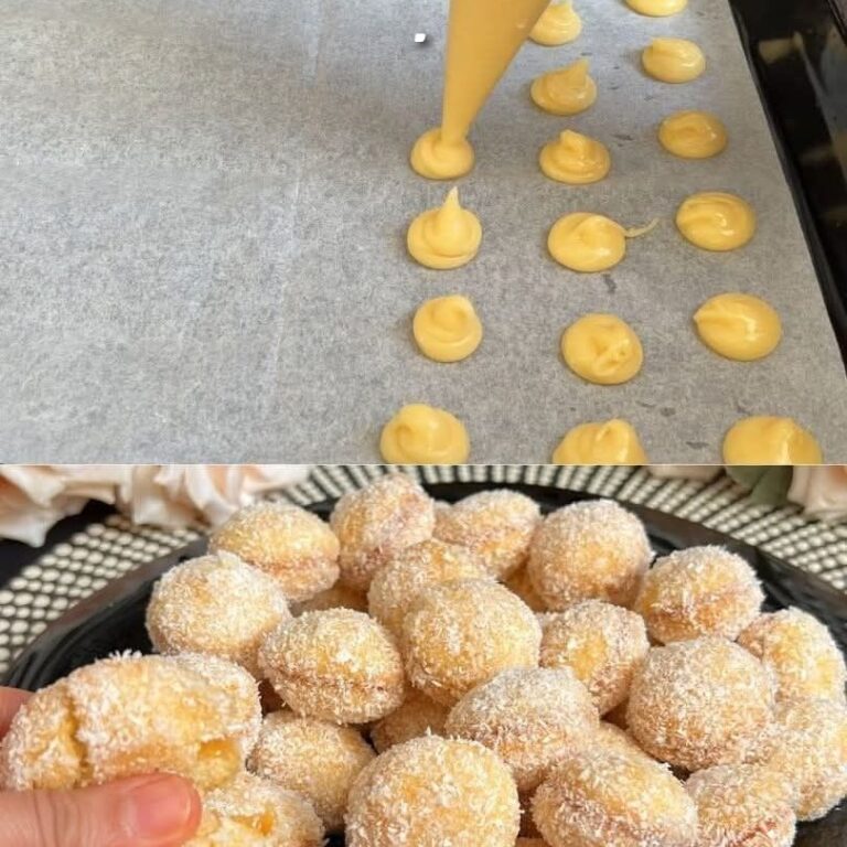 Biscotti semplici al cocco ripieni di marmellata