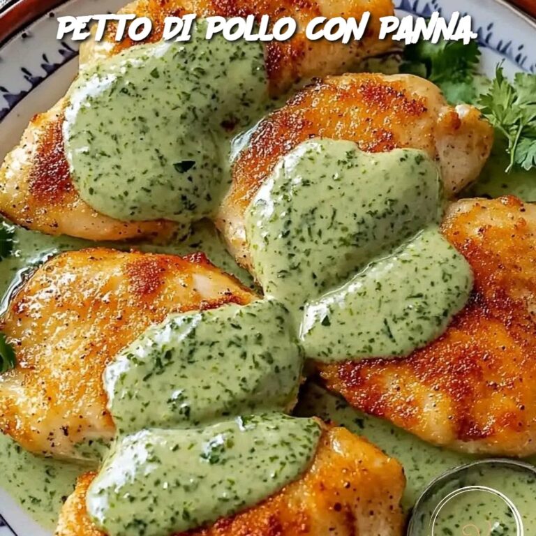 PETTO DI POLLO CON PANNA.