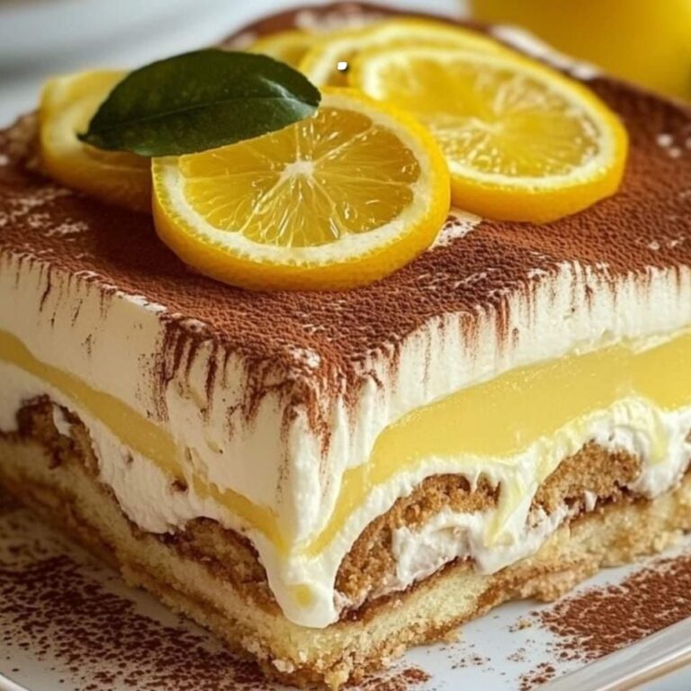 Tiramisù al limone: un dessert fresco e piccante perfetto per l’estate