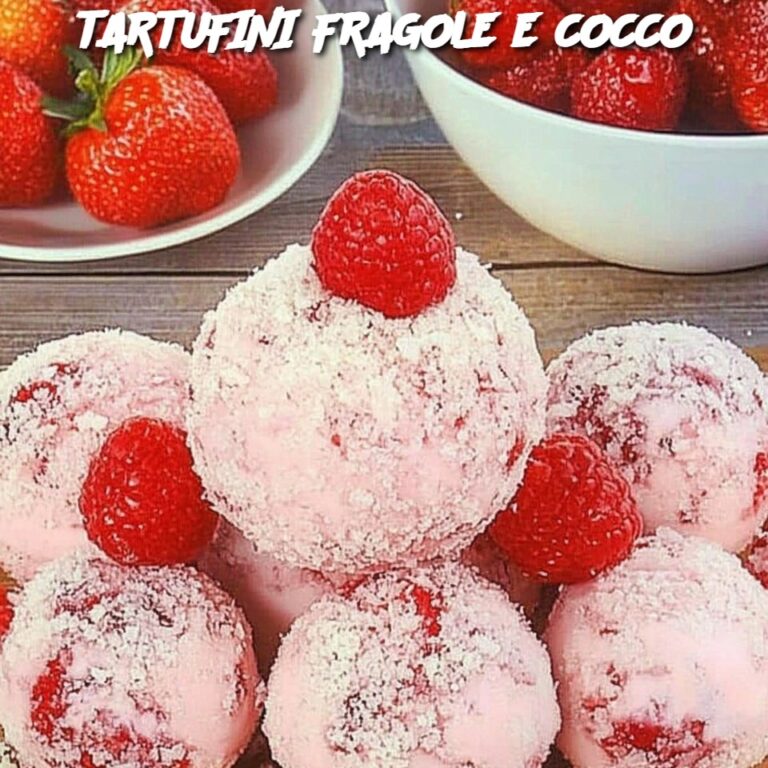 TARTUFINI FRAGOLE E COCCO