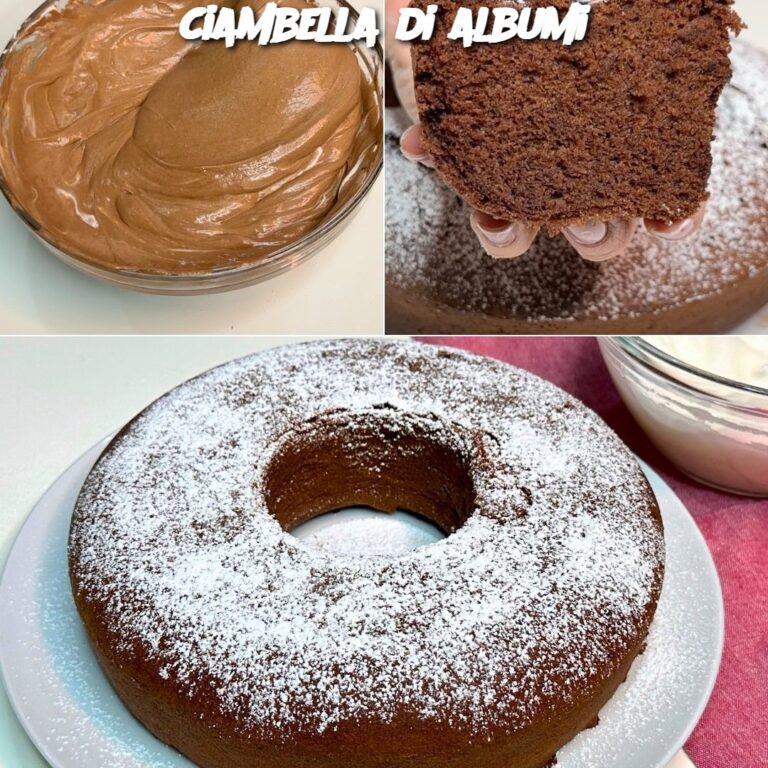 ciambella di albumi