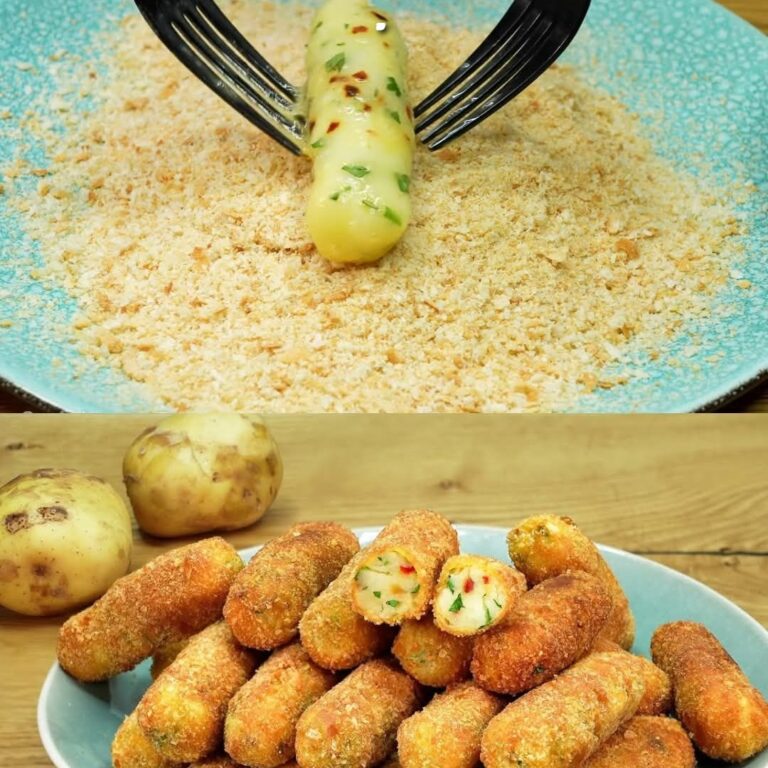 Se avete 3 patate, preparate questi semplici e deliziosi bastoncini di patate che i vostri bambini adoreranno sicuramente