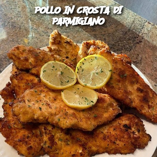 POLLO IN CROSTA DI PARMIGIANO CON FRIGGITRICE AD ARIA