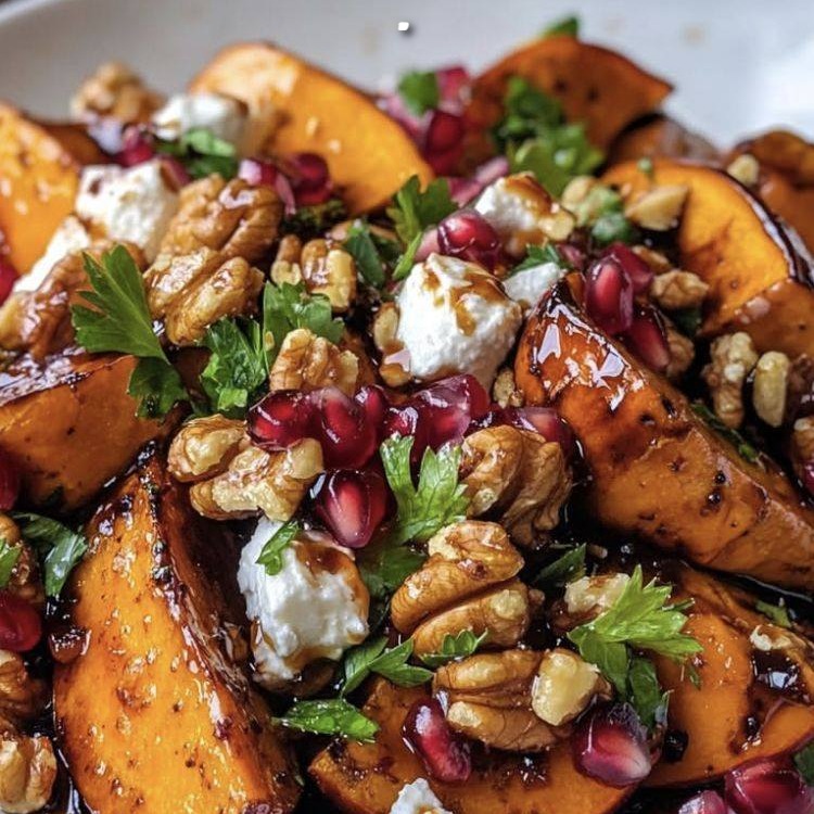 La Magia della Cucina: Insalata di Zucca con Noci e Melograno