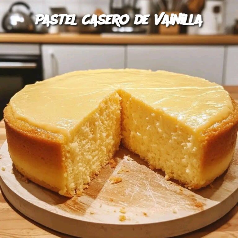 Pastel Casero de Vainilla
