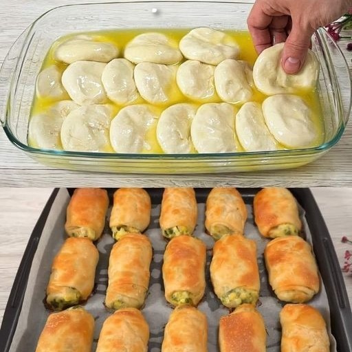 Questa ricetta ha 100 anni, insegnava la nonna. Ho messo l’impasto nell’olio. Veloce e gustoso!