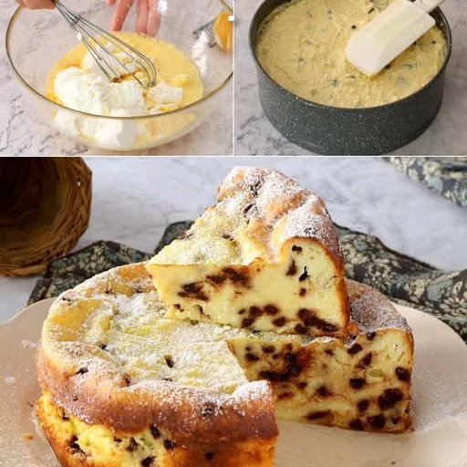 La torta di ricotta è un dolce semplice