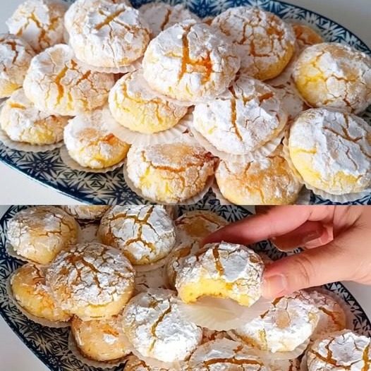 Mescolare 40 ml di succo d’arancia con 260 g di farina, biscotti pasquali all’arancia