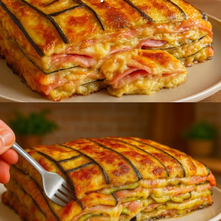 Parmigiana di zucchine bianche