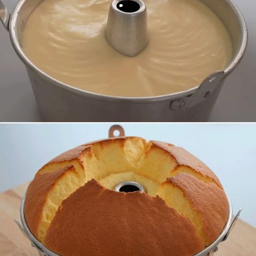 Torta chiffon passo dopo passo