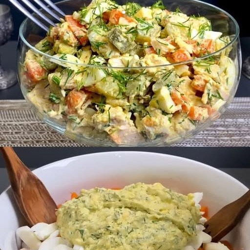 Un’Insalata Dimenticata, Ma Deliziosa – Leggera, Cremosa e Senza Maionese!