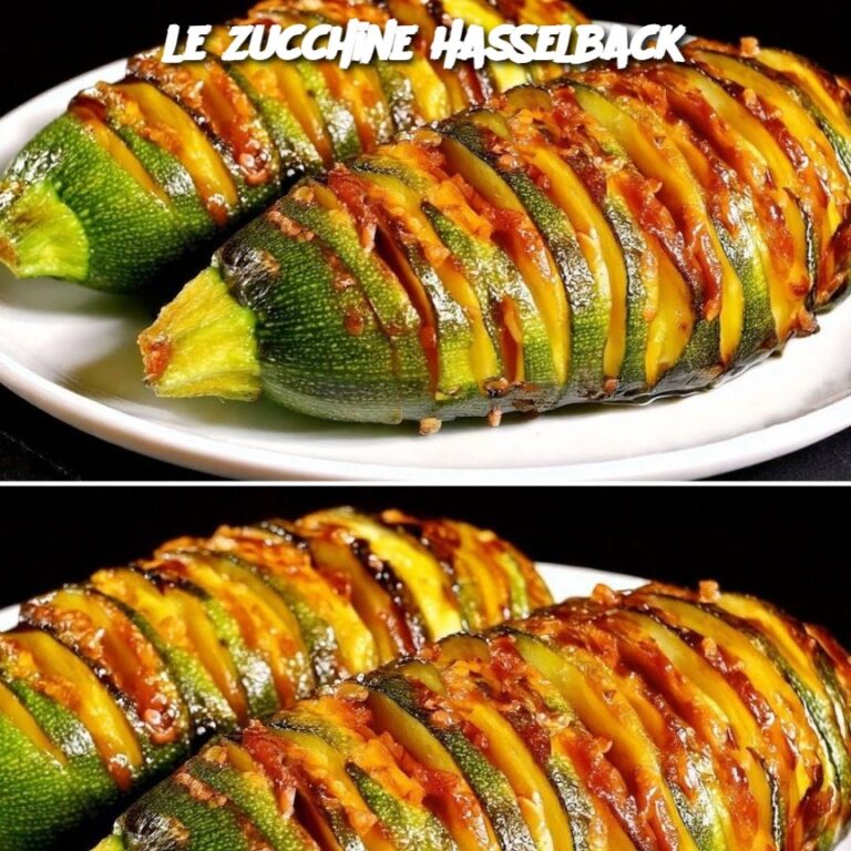 le zucchine Hasselback