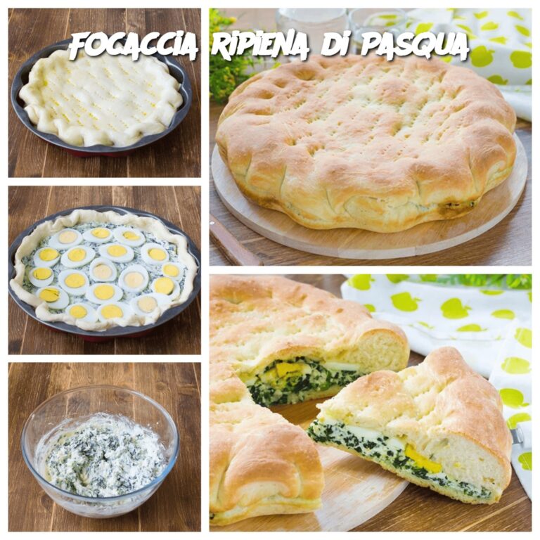 Focaccia ripiena di Pasqua