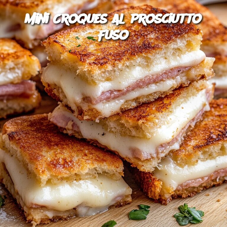 Mini Croques al Prosciutto Fuso