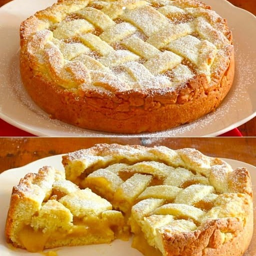 Crostata cuor di mela: