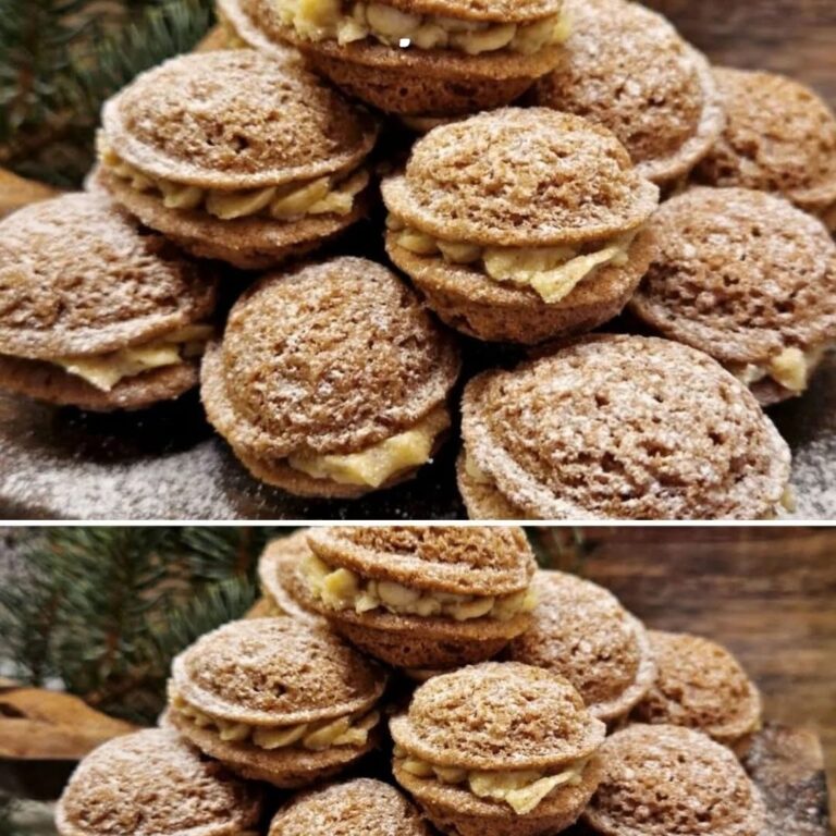 Queste deliziose noci ripiene di crema di noci non possono mancare sulla tavola delle feste.
