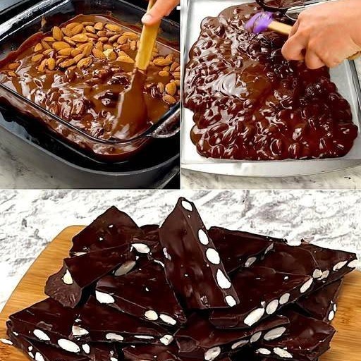 Barrette di cioccolato alle mandorle salate: la ricetta del dolce vegetariano senza zucchero che adorerai