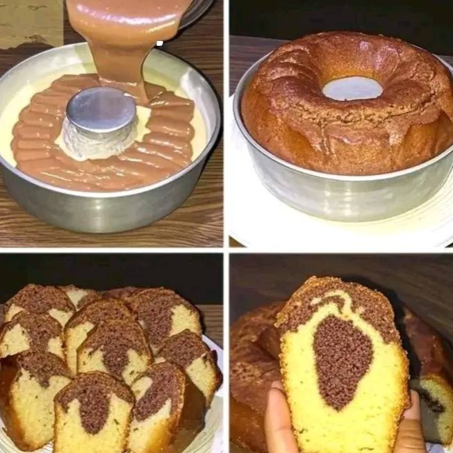 Torta gigante con una sola tazza