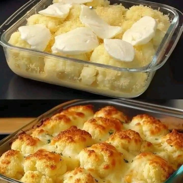 Ricetta del cavolfiore al forno con formaggio