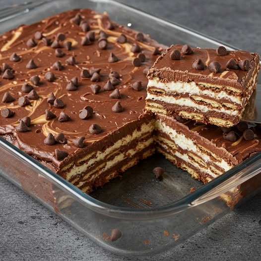 Pavé di biscotti all’amido di mais con cioccolato