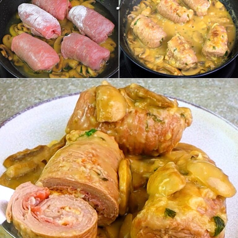 Involtini con sugo di funghi: il piatto cremoso da preparare per una cena speciale