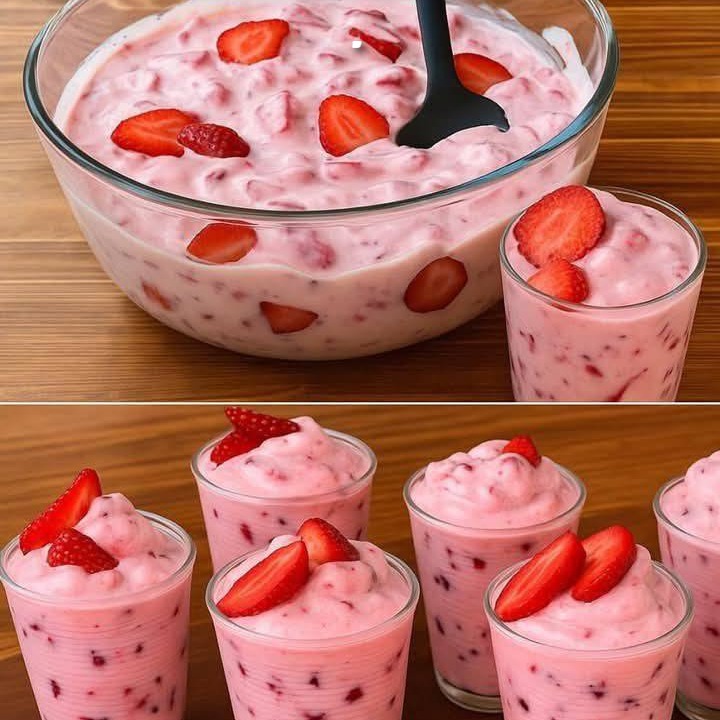 Un dolce alla fragola facile da preparare in 2 minuti