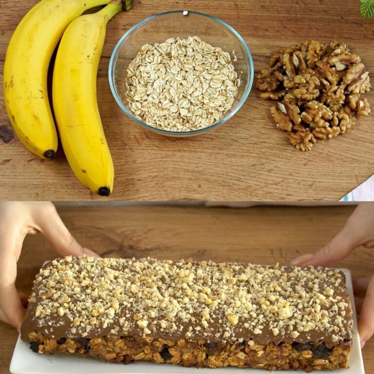 Colazione per i pigri! Fiocchi d’avena, banana e cioccolato! Deliziosa colazione in 5 minuti