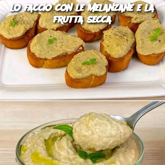 lo faccio con le melanzane e la frutta secca