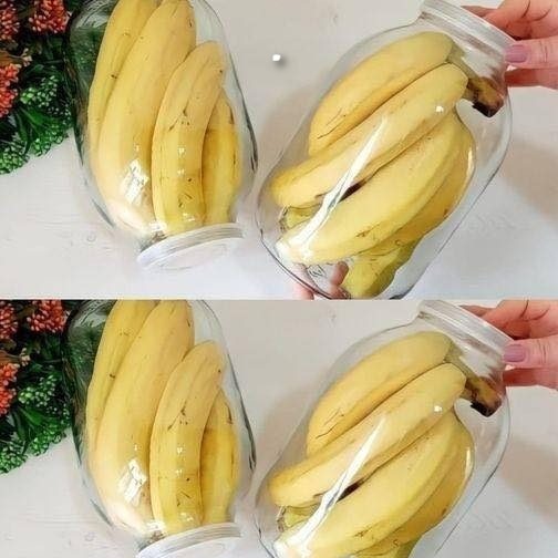 Le banane non si deteriorano in pochi giorni; Con questo metodo, possono rimanere freschi fino a due anni!