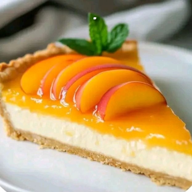 Crostata al Mascarpone e Pesca