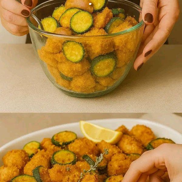 Mi bastano pollo zucchine e la friggitrice ad aria: una cena leggera