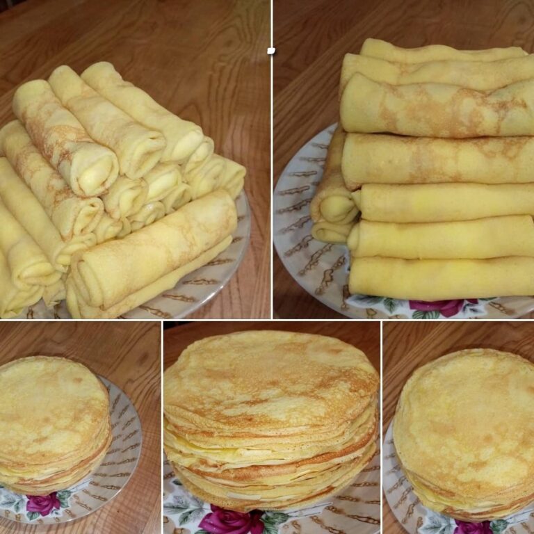 Questi pancake sono molto sottili, traforati, non si rompono