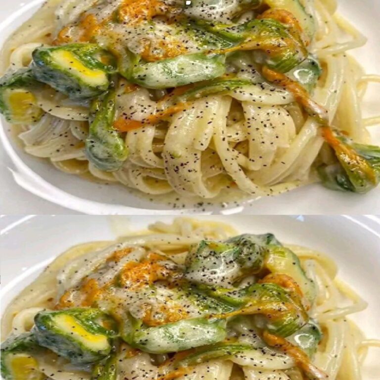 Cacio e Pepe con Fiori di Zucca