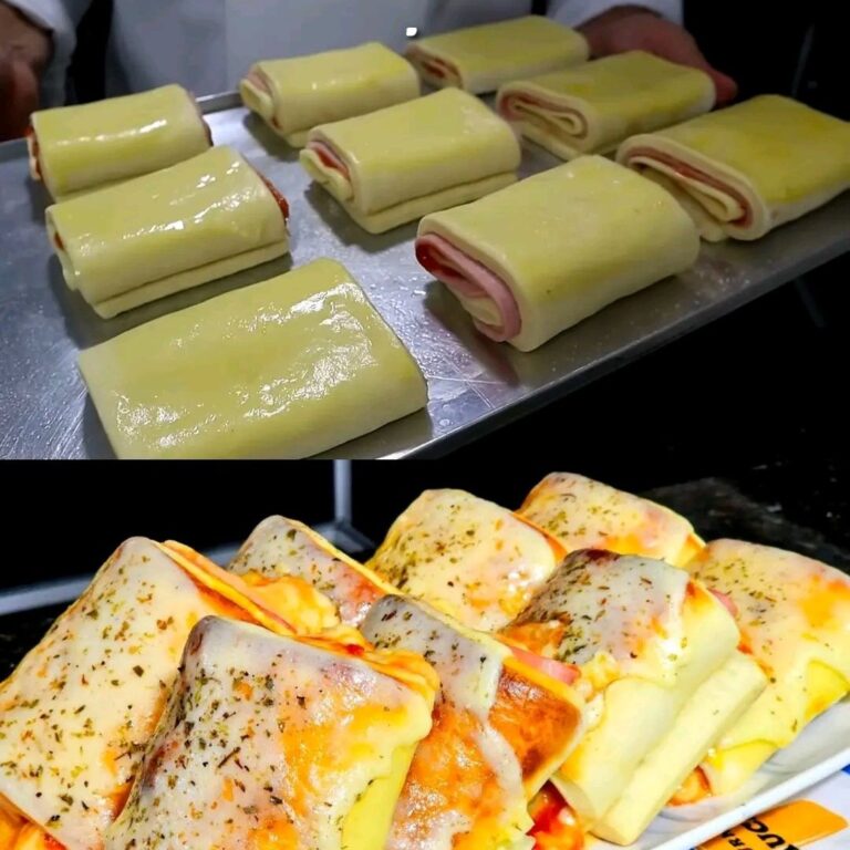 Salgados fatti in casa con prosciutto e formaggio brasiliano