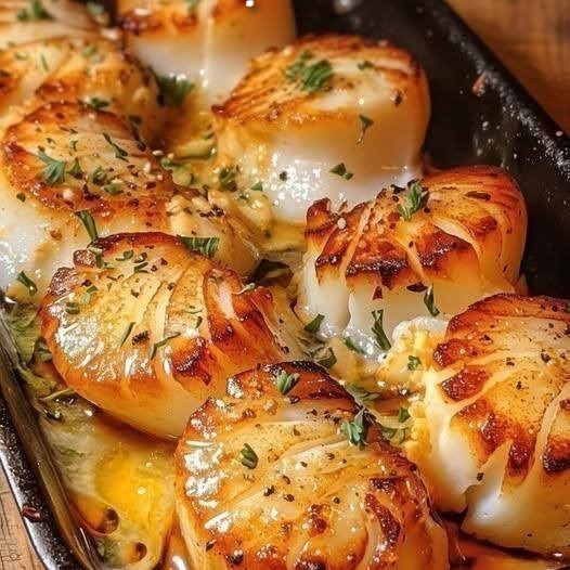 Capesante al forno con burro all’aglio