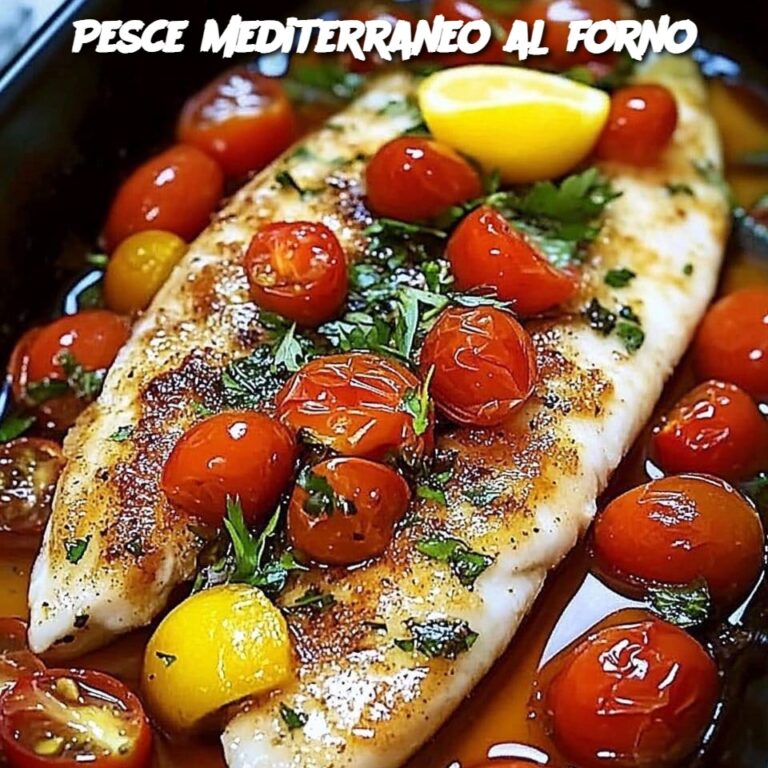 Pesce mediterraneo al forno