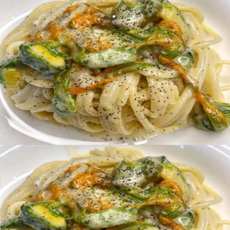 Cacio e Pepe con Fiori di Zucca