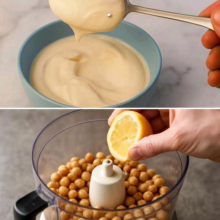 Maionese di ceci deliziosa sana vegana e adatta alla dieta