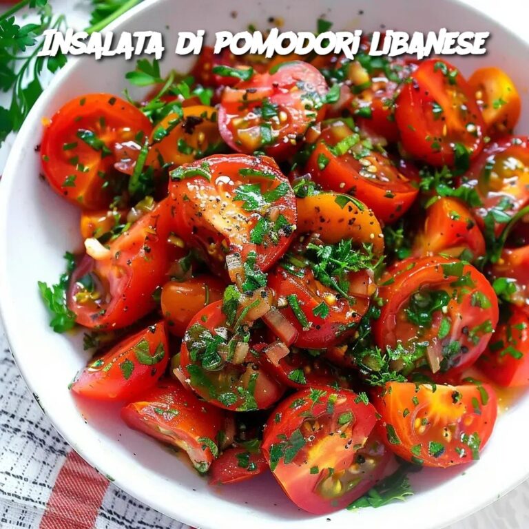 Insalata di pomodori libanese