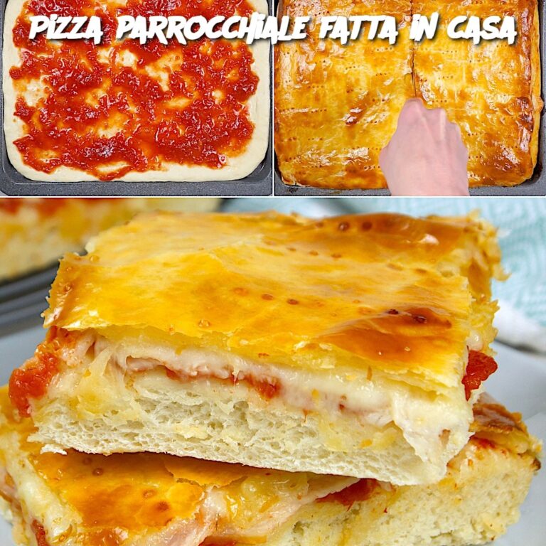 Pizza parrocchiale fatta in casa