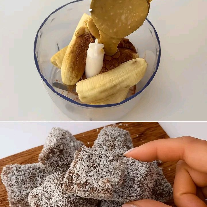 Tartufini energetici banana e cacao