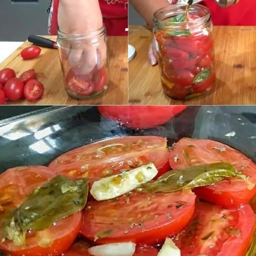 Pomodori a Fette Sott’Olio nel Barattolo