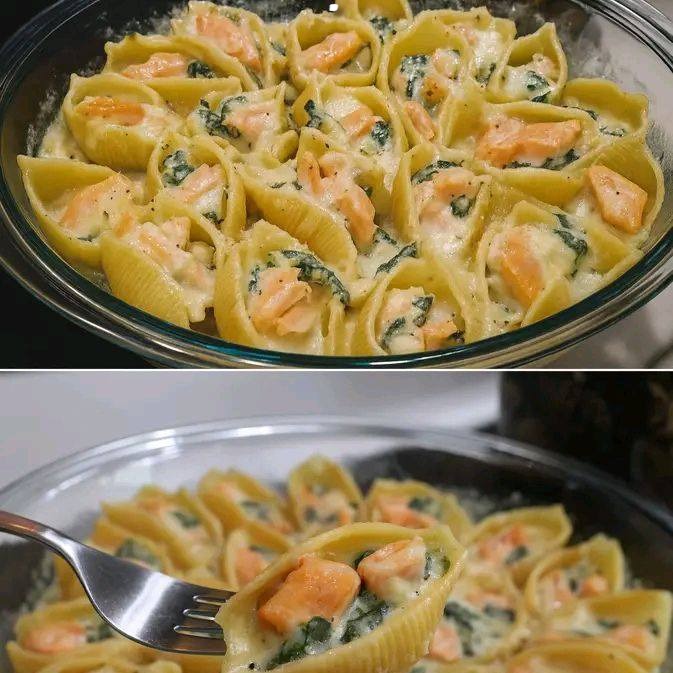 Conchiglioni con salmone e zucchine mi hanno salvato