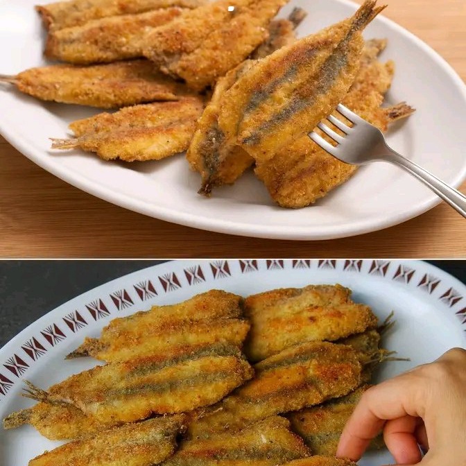 Alici dorate che sembrano fritte ma le cuocio al forno