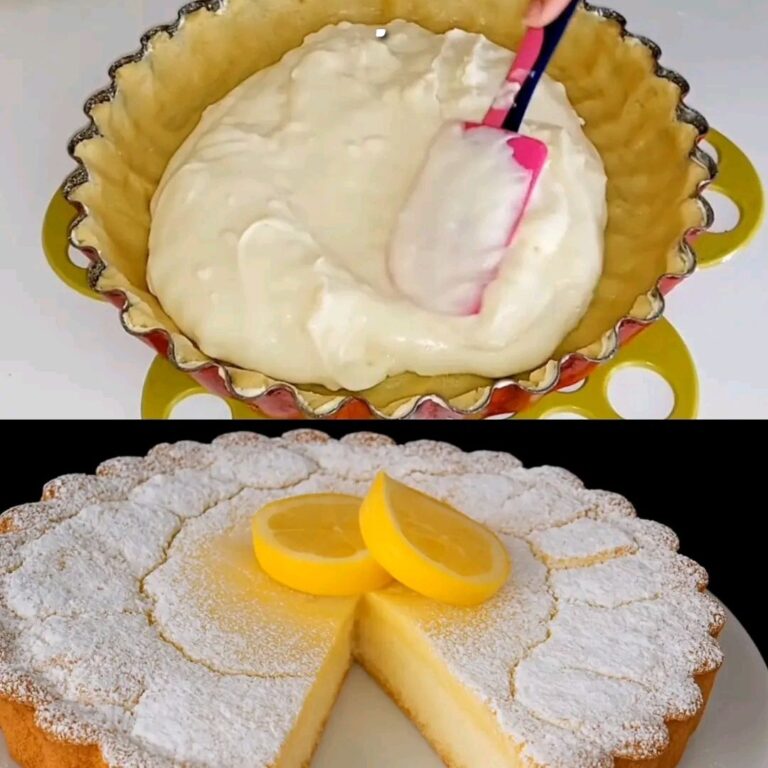 Crostata alla crema con mascarpone e limone