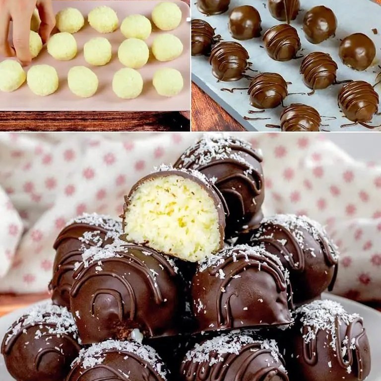 TARTUFI DI COCCO E CIOCCOLATO