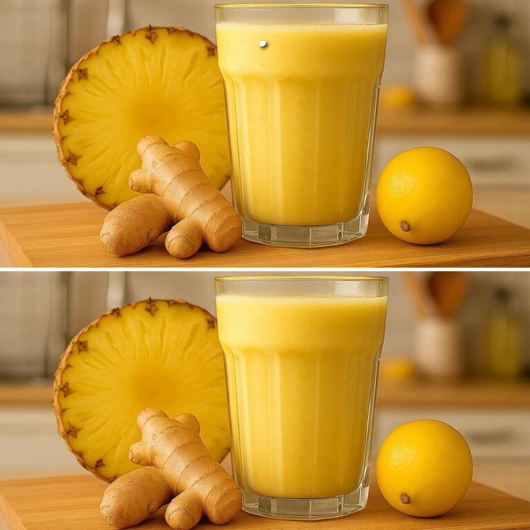 Ananas, limone e zenzero: la bevanda curativa che brucia il grasso addominale